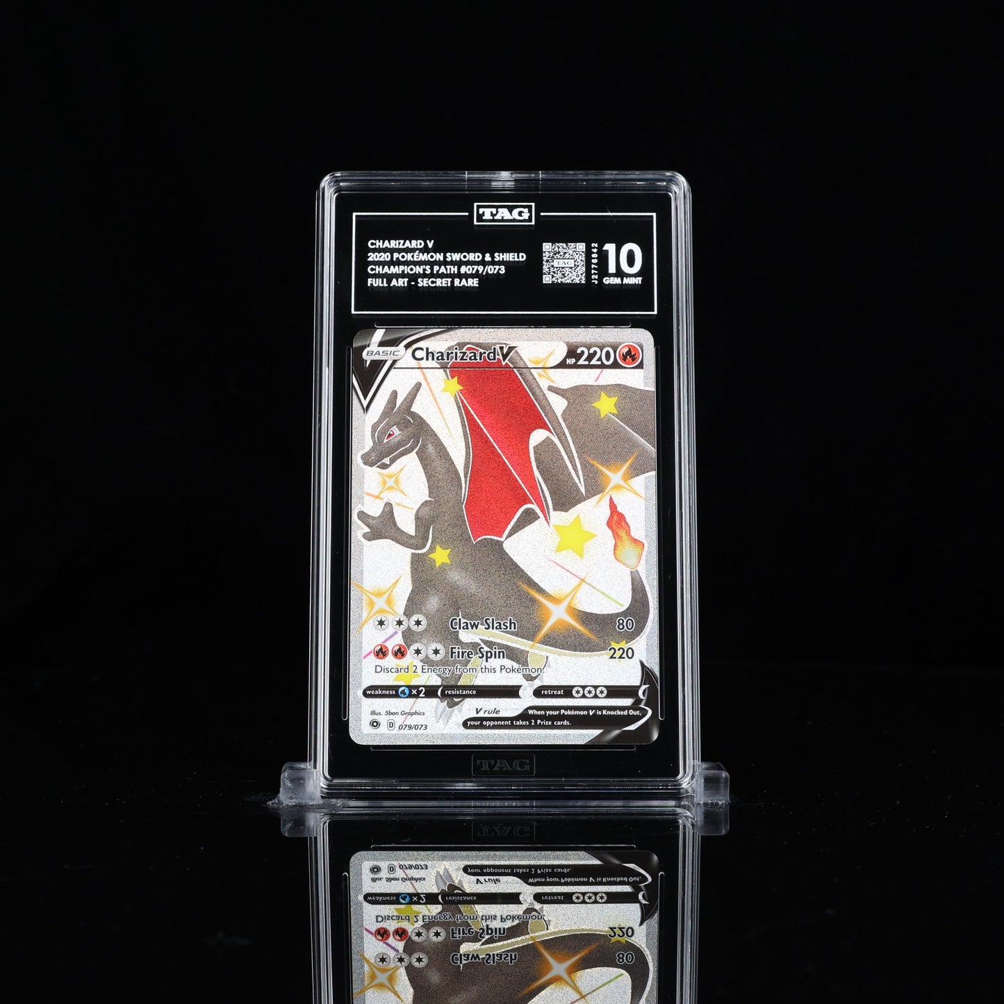 Charizard V SR 079/073 TAG 10