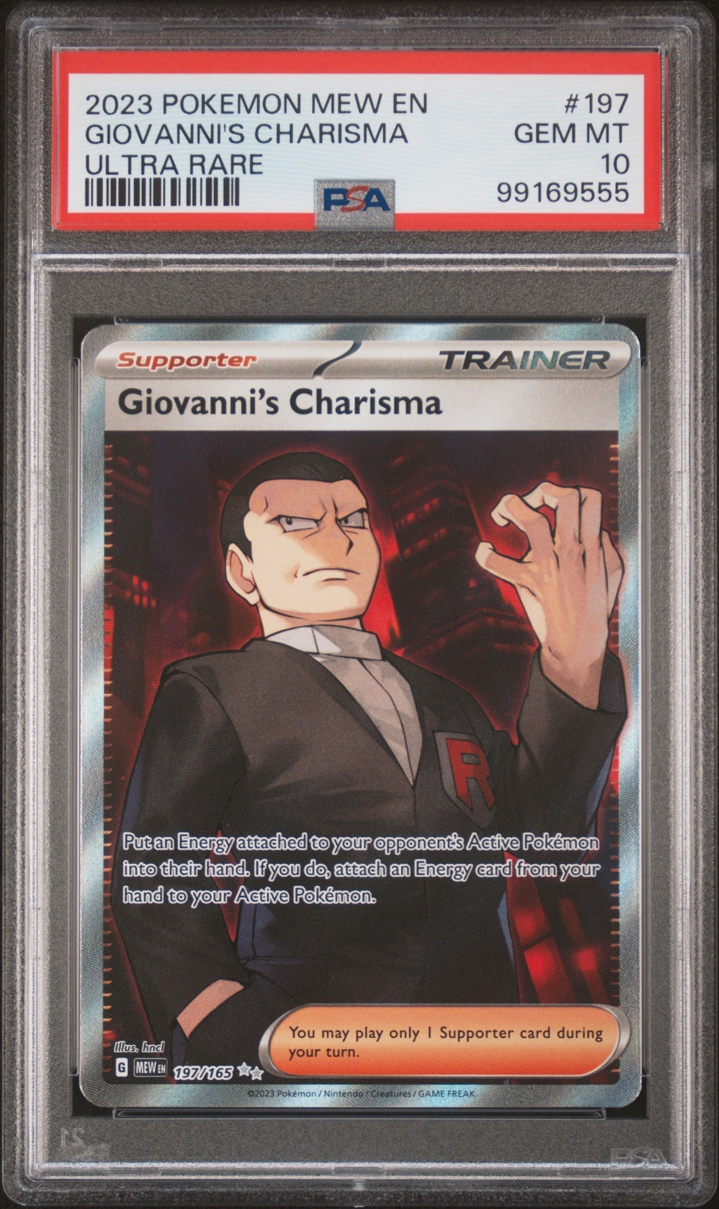 Giovanni's Charisma UR PSA 10
