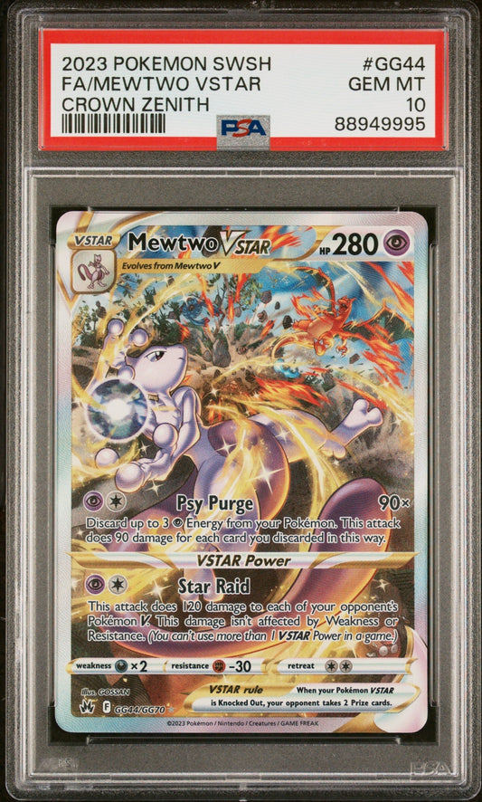 Mewtwo Vstar GG44 PSA 10