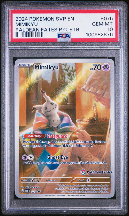 Mimikyu PC ETB Promo PSA 10