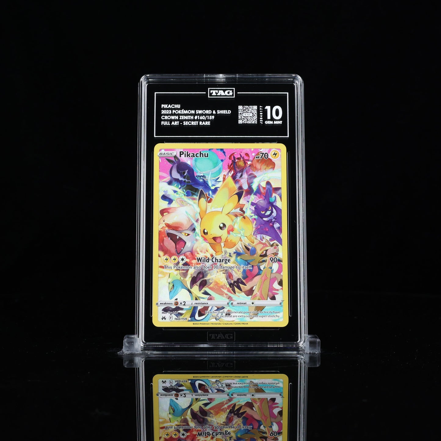 Pikachu SR 160/159 TAG 10