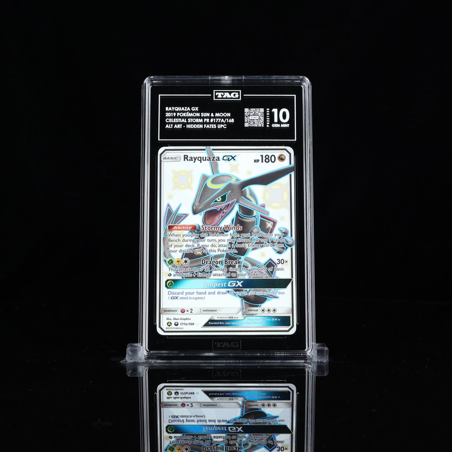 Rayquaza GX UPC 177A/168 TAG 10