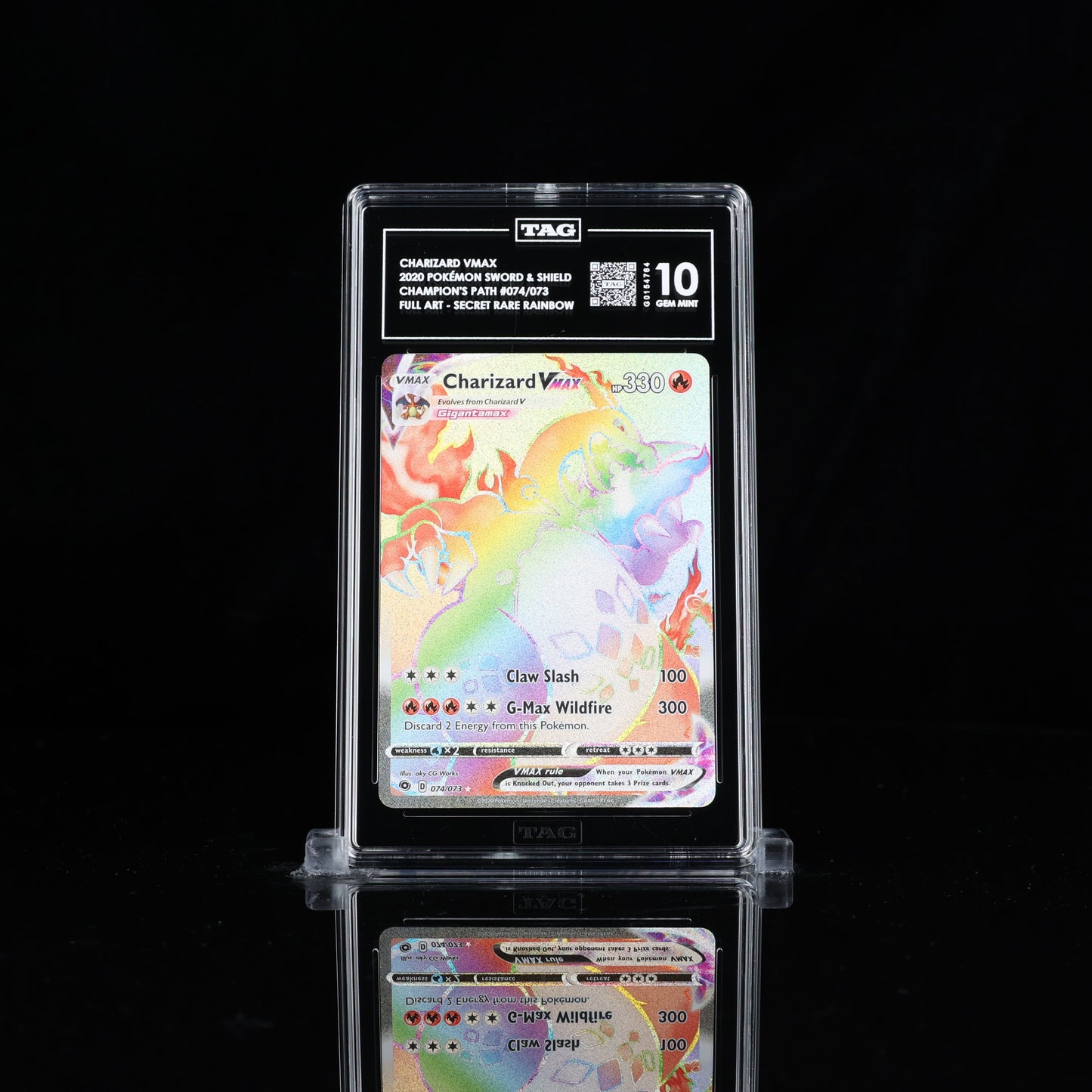 Charizard VMAX SR 074/073 TAG 10
